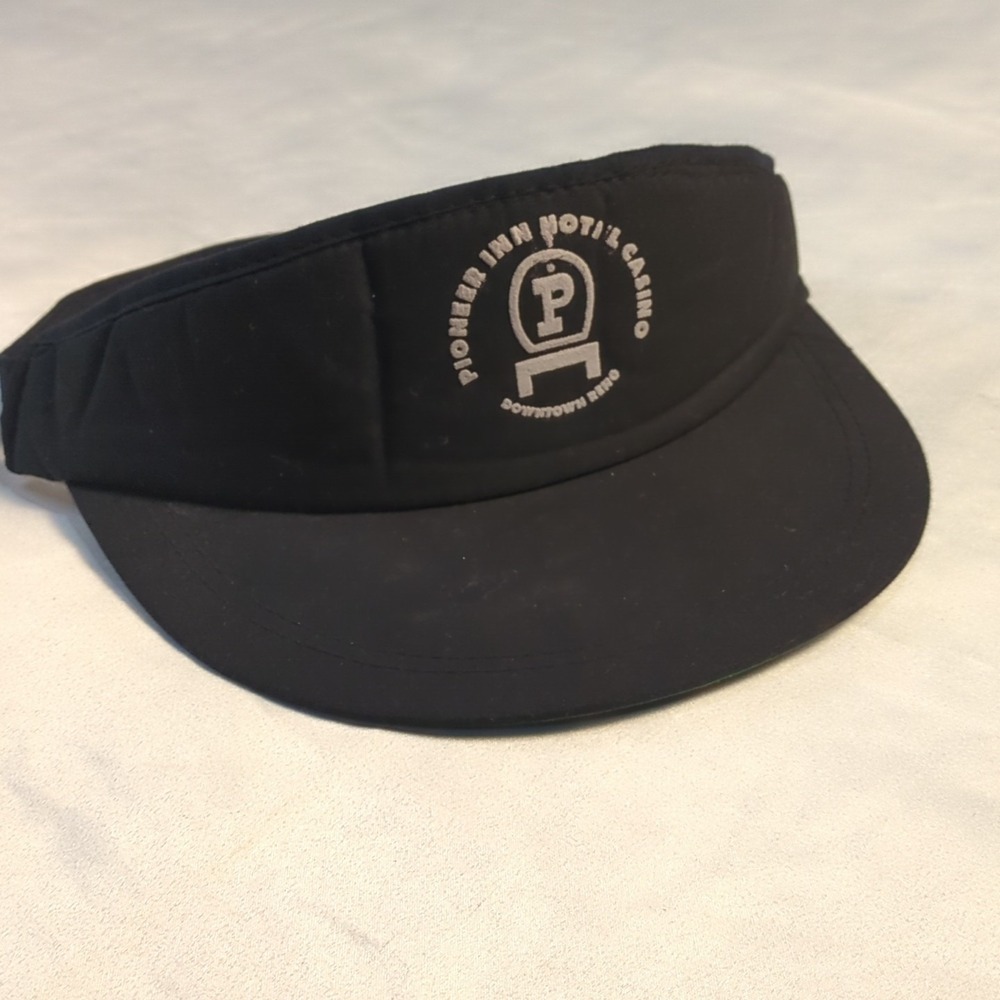 Pioneer Inn And Hotel Casino Vintage White Hat‎ Visor 90s Reno Nevada Casino